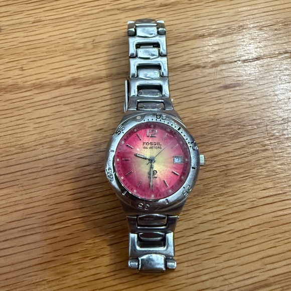 Women’s Vintage Fossil Blue Watch - Picture 1 of 6